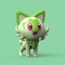 Pokemon sprigato 3d print model - Mito3D