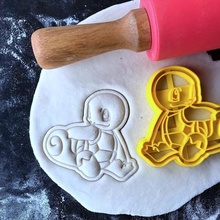 pokemon - squirtle cookie cutter gadget anime kitchen cooking baking 3d print model - Mito3D