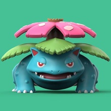 Pokémon venusaur 3d print model - Mito3D