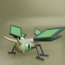 pokemon titreşimli Sanat Pikaçu Trapinch flygon Ejderha ejderit Garchomp oyuncak koleksiyon pokeball kül şekil 3d print model - Mito3D