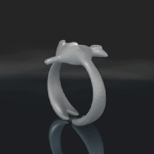 pokemon - wingull ring 3d print model - Mito3D