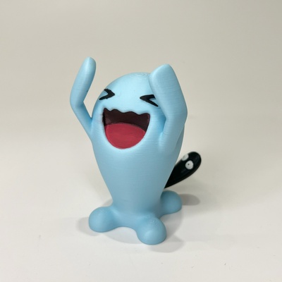 pokémon wobbuffet einfach drucken no unterstützung kunst goodra pikachu charmander bulbasaur frei anime batman spielzeug flexi darth eevee charizard gengar valentinstag psyduck starmie abonnieren 3d print model - Mito3D