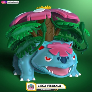 Pokémon 003 mega venusaur 3d print model - Mito3D