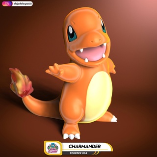 Pokémon 004 charmander 3d print model - Mito3D