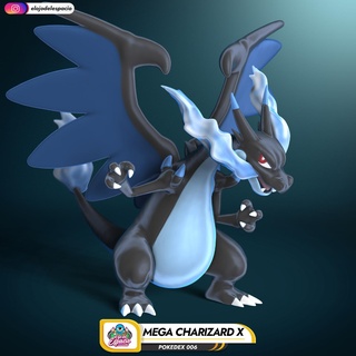 Pokémon 006 méga charizard 3d print model - Mito3D