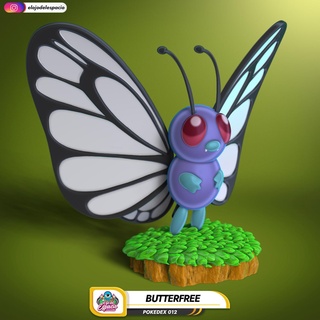 Pokémon 012 butterfrei 3d print model - Mito3D