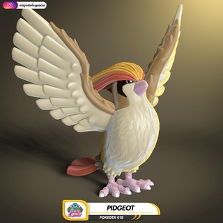 pokemon 018 pidgeot 3d print model - Mito3D