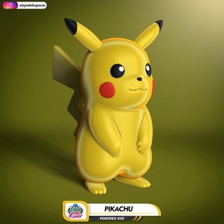 Pokémon 025 Pikachu 3d print model - Mito3D