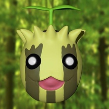 Pokémon 191 tranquillité Sunkern fanart jouet canard 3d print model - Mito3D
