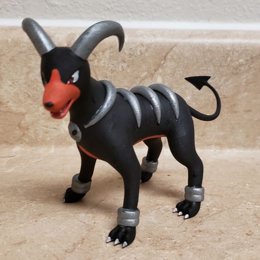 pokemon 229 av köpeği oyun reçine model minyatür 3D print model - Mito3D