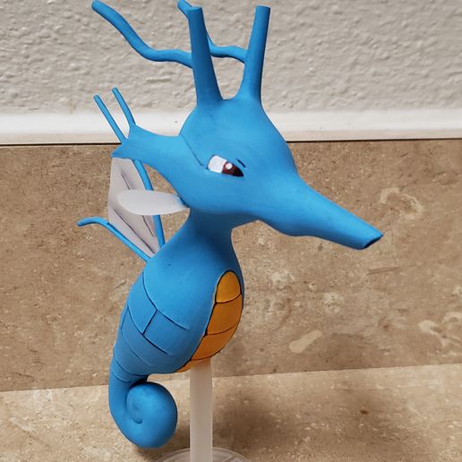 Pokémon 230 Kingdra jogos resina modelo miniatura 3D print model - Mito3D