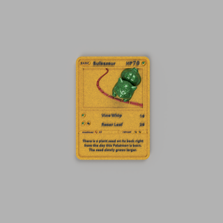 pokemon 3d card bulbasaur cards toys game kids resin best price print place 3d print model - Mito3D