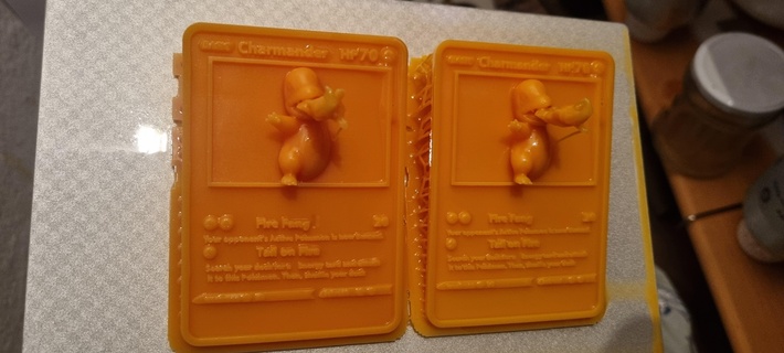 pokemon 3d tarjeta charmander tarjetas juguetes juego niños resina precio impresión sitio charizard 3d print model - Mito3D
