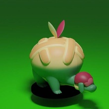 pokemon appletun 3d print model - Mito3D