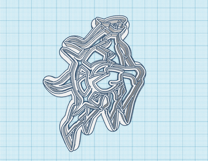 pokemon arceus cookie cutter Home anime manga pocket monsters bakery baking stamp food diamond and pearl platinum gen 4 3d print model - Mito3D