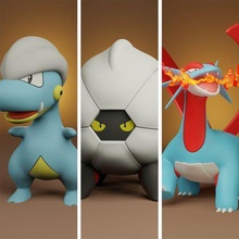 pokemon bagon evolution pack 3d print model - Mito3D