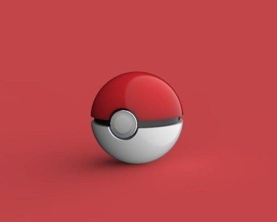 Pokémon Balle 3d modèle dessin animé stl 3d print model - Mito3D