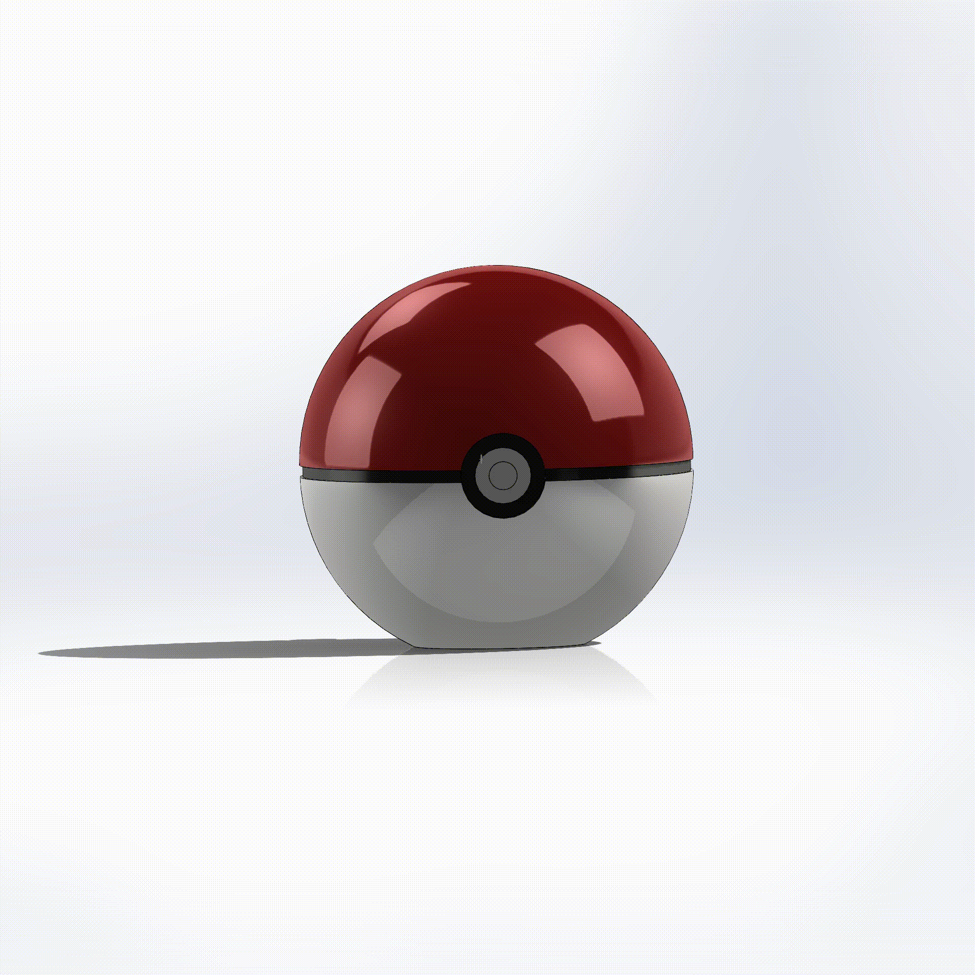 Pokemon palla scatola 3D print model - Mito3D