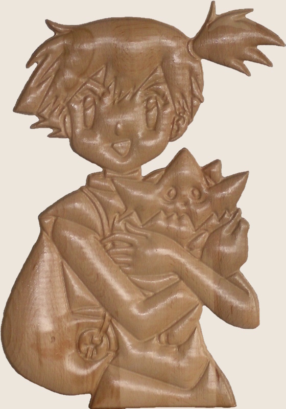 Pokémon bas relief ondina togepi 3D print model - Mito3D