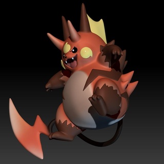 Pokémon beta gorochu 3d print model - Mito3D