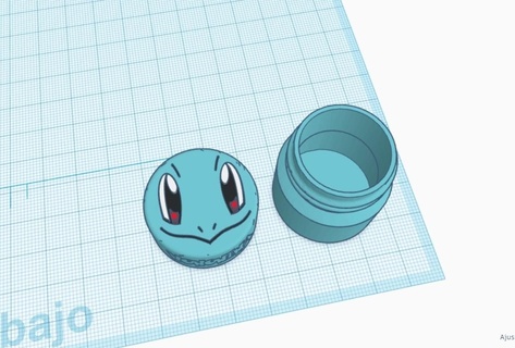 pokemon boat Various box can container weed petas joints yerba grass little mini keychain bulbasur pokemons 3d print model - Mito3D