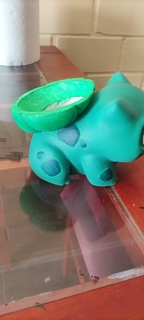 pokemon bulbasaur flowerpot house 3d print model - Mito3D