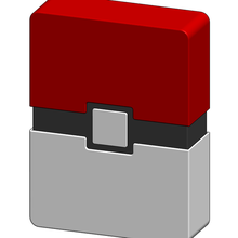 pokemon tarjeta caja juego empujar Lun 3d print model - Mito3D