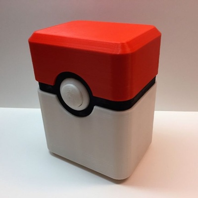 pokemon cards box card case 3d print model - Mito3D