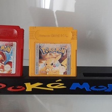 Pokemon cartucce esponente gioco retrò nintendo sega zelda Mario espositore stand vetrina ragazzo progredire wii 3d print model - Mito3D