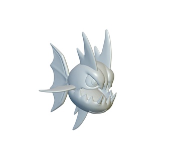 Pokémon Carvanha 318 manétrico 310 Rayquaza greninja Gengar lucario mewtwo eevee Charizard arcanino bulbasauro blaziken Umbreon dragonita absoluto esquilo noventa tiranitar 3d print model - Mito3D