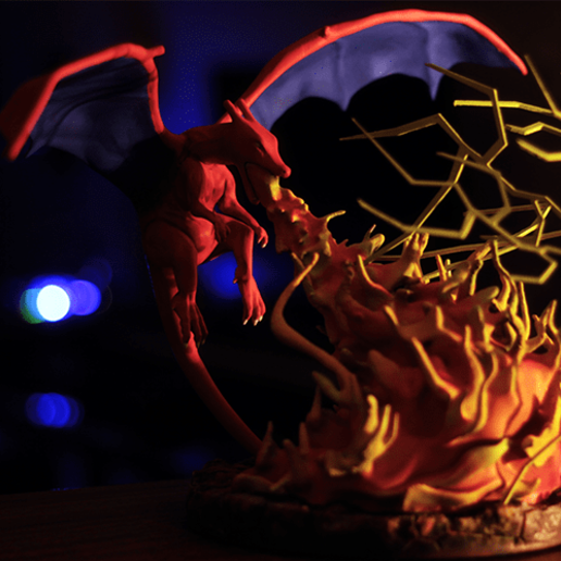 Pokémon Charizard Pikachu brinquedos 3D print model - Mito3D