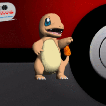 pokemon charmander oyun luifer kukla ücretsiz oyuncak toplama 3d print model - Mito3D