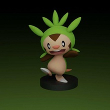 pokemon chespin 3d print model - Mito3D