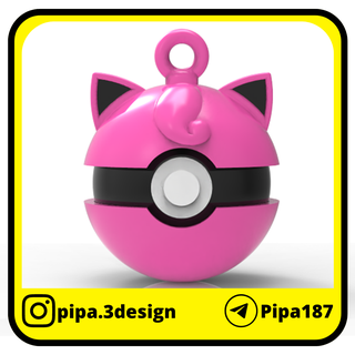 Pokemon Natale ornamenti pokeballs jigglypuff vari ornamento santo pokeball 3d print model - Mito3D
