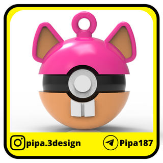 Pokémon Weihnachten Ornamente Pokeballs Rattata verschiedene Ornament Heilige Pokeball 3d print model - Mito3D