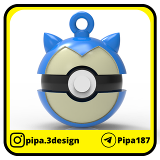 pokemon christmas ornaments - pokeballs snorlax Various ornament saint pokeball toy sphere ball anime 3d print model - Mito3D