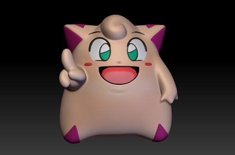 Pokemon clefairy aka pippi 3d Stampa modello giocattolo figura arte gioco pokemongo nintendo pokemonzukan Giochi giocattoli scultura Evoluzione 3d print model - Mito3D