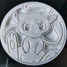 Pokémon monnaie Coaster miauler 3d print model - Mito3D