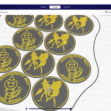 Pokémon communauté journée 29 monnaie Aspicot art beedrill kakuna Pokemongo pokémons figures jouet pièces badges 3d print model - Mito3D