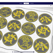 Pokémon communauté journée 34 monnaie magmar electabuzz art Pokemongo pokémons figures jouet pièces badges 3d print model - Mito3D