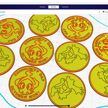 Pokémon communauté journée 45 monnaie crépuscule art duclops Pokemongo pokémons figures jouet pièces badges 3d print model - Mito3D