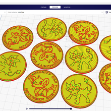 pokemon community day 46 coin - shinx 3d print model - Mito3D
