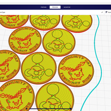 pokemon community day 50 coin - hoppip game skiploom jumpluff 3d print model - Mito3D