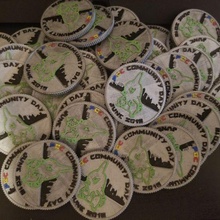 pokemon community day 6 coin - larvitar art pokemongo pokemons coins badges 3d print model - Mito3D