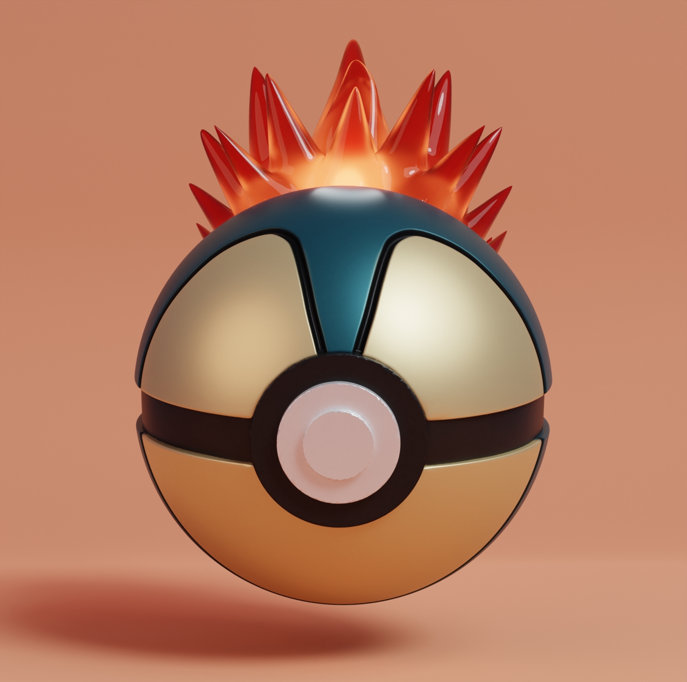 Pokémon cyndaquil pokeball Pikachu cendre jouet Accueil maison libre populaire Évoli impression chien anime manga collectionner charizard Halloween Noël quilava typhlosion 3D print model - Mito3D