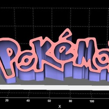 pokemon display game 3d print model - Mito3D