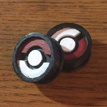 pokemon Ohrstöpsel Schmuck gehen pokemongo niantic fassion Ohrringe 22mm täglich 3d print model - Mito3D