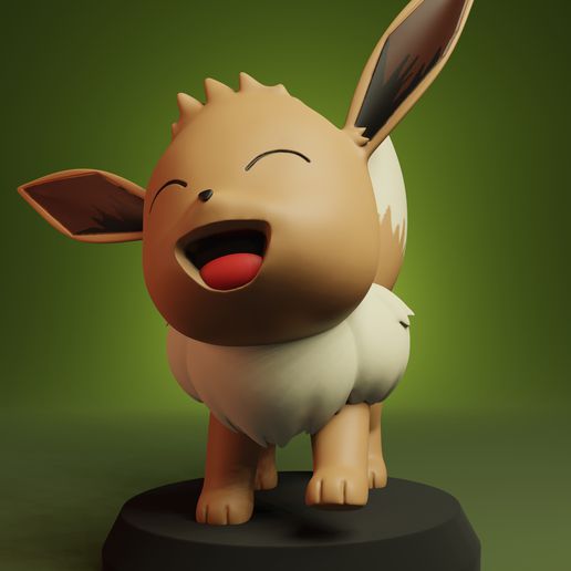 Pokémon eevee Spiel Pikachu Vaporeon Jolteon Flareon Umbreon Sylveon leafeon glaceon espeon Spielzeug Anime Beliebt eeveelution Kinder Kunst Sammlerstück 3D print model - Mito3D