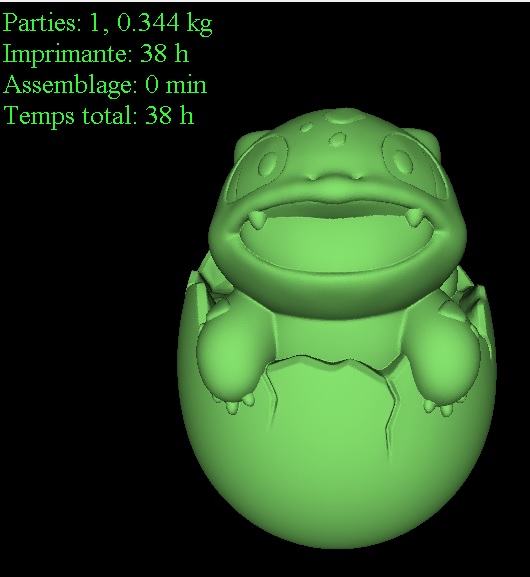 pokemon egg bulbizarre + support bulbi+support 3D print model - Mito3D