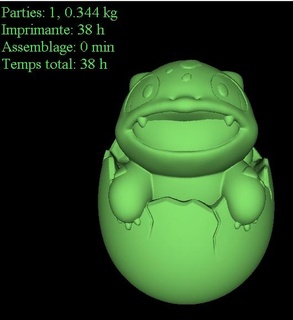 pokemon egg bulbizarre + support bulbi+support 3d print model - Mito3D
